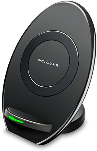 iPhoneX Fast Wireless Charger, Qi Fast Wireless Chargers Stand Pad for Samsung Galaxy S8, Galaxy S8 Plus, S7, S7 Edge, Note 5 ,iPhone 8 X Note 8 and all support Qi-Enabled Devices .