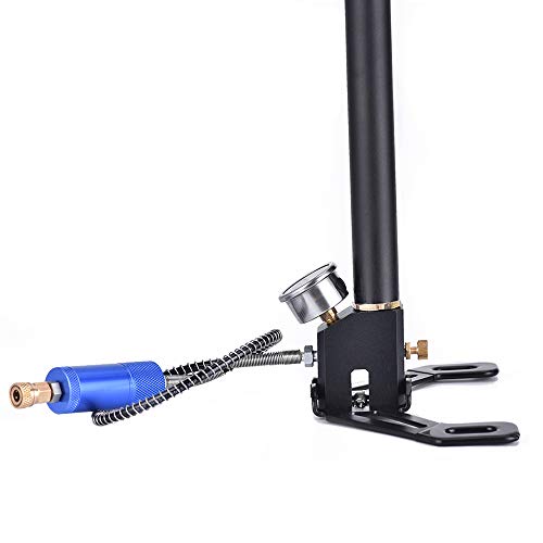 Vogvigo 4 Stage High Pressure Air Gun Rifle Filling Stirrup Pump 40MPA Hand Pump Built-in Double-Deck Oil and Water Separator 4500 psi (4 Stage)