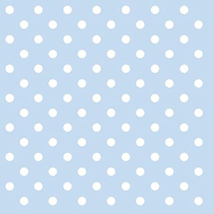 Amazon Com Blue White Polka Dot 3 Ply 20 Paper Napkins