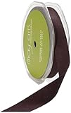 May Arts 5/8-Inch Wide Ribbon, Black Faux Suede