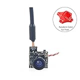 Crazepony FPV Micro AIO Camera 5.8G 40CH 25mW Transmitter with Y Splitter for FPV Drone like Blade Inductrix etc