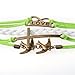 Infinity Silver Karma Wish Tree Best Friend Love Black Rope Leather Bracelet