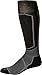 Thorlos Unisex XSKI Custom Fit Ski Steele Raven Socks MD (Men's Shoe 8.5-10, Women's Shoe 9.5-11.5)
