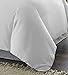 Splendid Collection 1800 Series 100% Egyptian Quality Brushed Microfiber 3 Piece Duvet Cover Set with Zipper Closure, Solid Full/Queen White - BUY ONLY FROM 