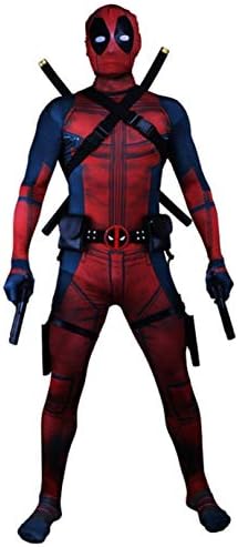 Unisex Superhero Lycra Spandex Zentai Halloween Cosplay Costumes Adult/Kids 3D Style