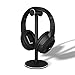 Headset Stand, Gaming Headphone Holder SOWND Aluminum Earphone Stand Holder Table Desk Display Hanger Organizer for All Headphones Size (Black)thumb 1