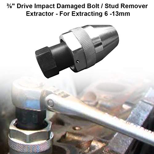 Universal Stud Bolt Extraction Remover 3/8" Inch Drive - 1/4" to 1/2" (6mm to 13mm) TLT Retail Studs Metric Removal Tool