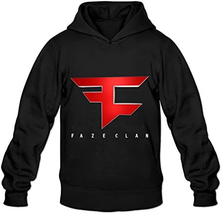 TOMM Men's Faze Clan Sweatshirt With No Pocket Black X-Large