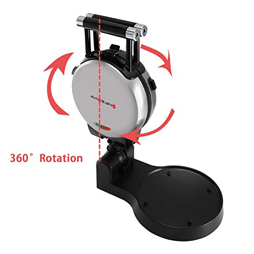 Health and Home Upgrade Automatic 360 Rotating Belgian Waffle Maker