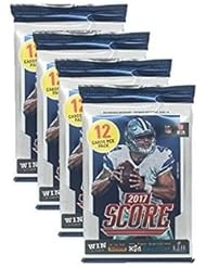 Panini 2017-2018 Score NFL Football Trading Cards Retail Factory Sealed 4 Pack