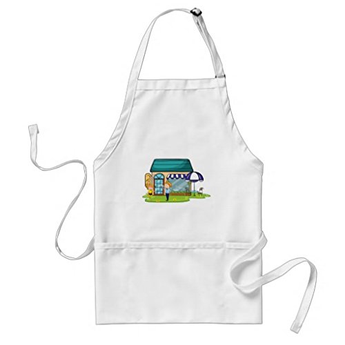 Style Apron-Coffee Shop Adult Apron