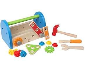 Hape - Early Explorer - Fix It Tool Box Wooden Play Set