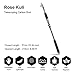 Rose Kuli Fishing Rod and Reel Combos - Portable Collapsible Pole with Spinning Reel Kits for Travel Saltwater Freshwater Fishing