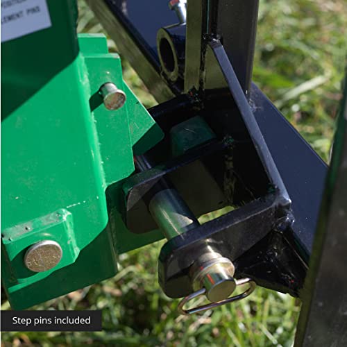 Titan 48in Pallet Fork Hay Frame Attachment with Rack, Receiver Hitch, Spear Sl Pricepulse