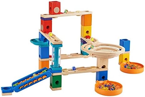 Amazon Co Jp 木のおもちゃ 知育玩具 スロープおもちゃ ビー玉転がし ピタゴラ ホーム キッチン