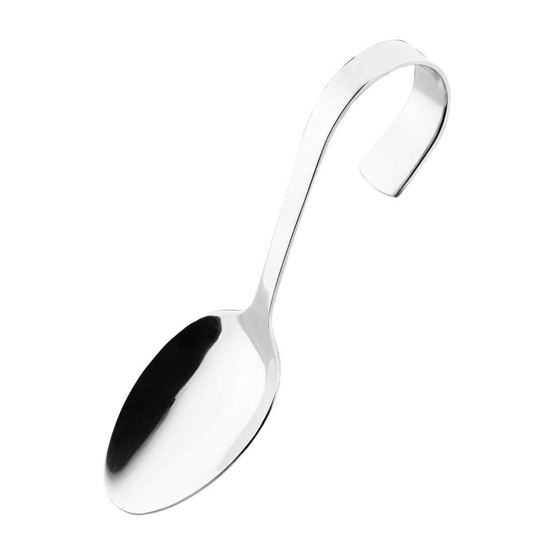 Olympia Tapas Spoon Stainless Steel 140mm Looped Round Handle Cutlery 12pc
