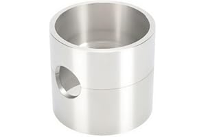 VINGVO Sand Casting Sandbox, Aluminum Alloy Delft Clay Casting Molds, Small DIY Metal Jewelry Casting Mold, High Temperature Jewelry Ring Casting Sandbox Melting Pot for Jewelry Makers