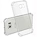 LUVVITT [Clear Grip] Soft Slim Flexible TPU Back Cover Transparent Rubber Case for Samsung Galaxy S7 - Clear
