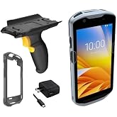 TC52 Wireless Android Handheld 2D/1D/QR Code Barcode Scanner, TC520K | Pistol-Grip Kit with Trigger Handle, Protective Case, and Charger Included (Renewed) (TC52 Pistol-Grip Kit)