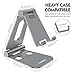 Tecboss Foldable Tablet Stand,Cell Phone Stand Multi-Angle Adjustable Desktop Holder for Nintendo Switch, iPad, iPhone X 8 7 Plus, Galaxy S8, Nexus All 3.5-13 inch- Space Grey