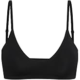 Bleuet Nara T-Shirt Bra – Soft Seamless Wireless Bra with Sewn-in Cups, Adjustable Straps