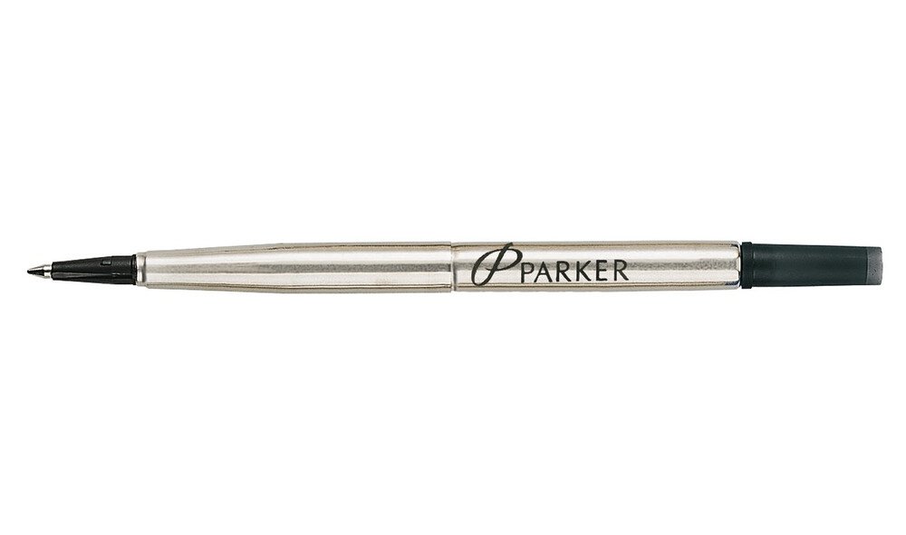 Parker Quink Rollerball Pen Refill Medium - Black (Blister Pack)