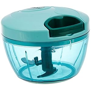 Amazon Brand – Solimo Compact Vegetable Chopper (350 ml, Green)