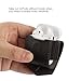 AirPods Case, [Upgraded Version] AhaStyle Premium Genuine Leather Magnet closure Flip Cover for Apple Wireless Earphone AirPods - Black