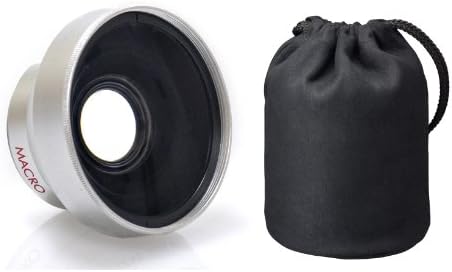 JVC High Definition 0.45x Wide Angle Lens w/Macro 37mm, (Wider Alternative To GL-V0730U) + Stepping Ring 30.5-37mm + Nwv Direct Microfiber Cleaning Cloth