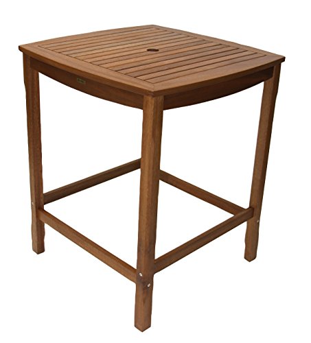 Outdoor Interiors Square Bar Height Dining Table