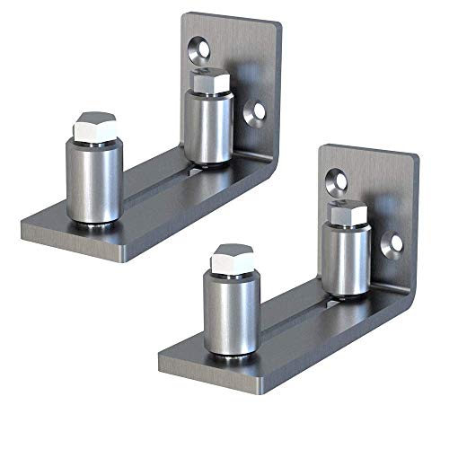 JUGREAT Barn Door Floor Guide Stainless Steel,Sliding Door Guides Floor
