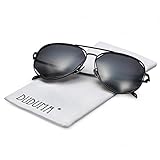 Duduma Fashion Aviator Sunglasses with Flat Lens Metal Frame for Women and Men 0713