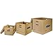 Bankers Box Medium Classic Moving Box 10 Pack, Reinforced Handles, Tape-Free Assembly, Box with Lid, 19-in x 14.5-in x 15.5-in (8817201)