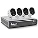 Swann SWDVK-845804-US FULL HD (1920 x 1080p) Surveillance Camera System, 8 Channel 1TB DVR, White