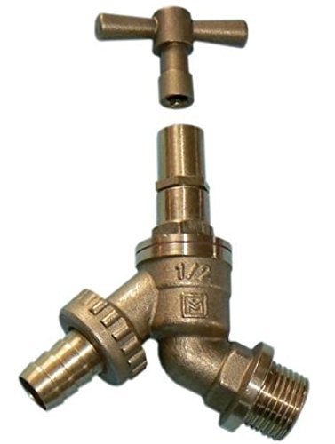 1/2" Hose Union Lockshield Bibcheck