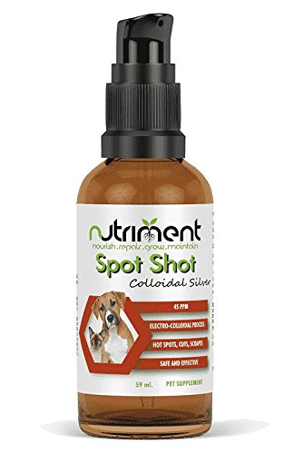 Spot Shot with Colloidal Silver -Anti-Itch Spray for Dogs and Cats- Gives Fast Relief of Hotspots and Aids Healing- Helps Freshen Breath and Mouth Health- All Natural Effective Formula - Stop Your Pet