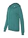 Independent Trading Co. womens Lightweight Pullover Hooded Sweatshirt (SS650) Teal M