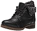 Refresh WYNNE-01 Women's combat style lace up ankle bootie,Wynne-01 Black 8.5