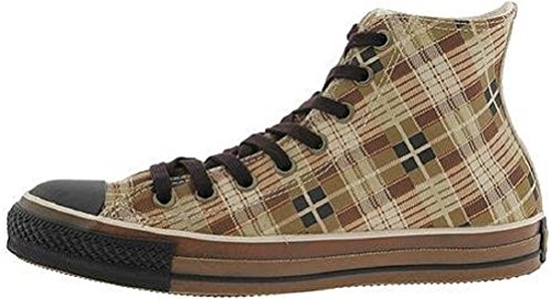 brown and plaid converse