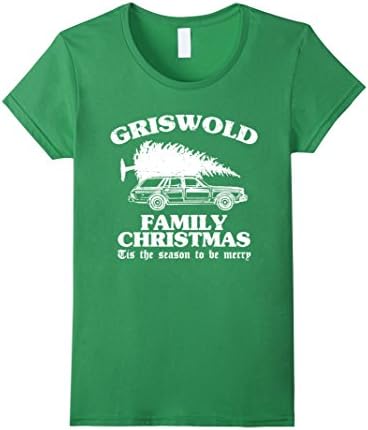Womens Griswold's Family Christmas Tis The Season To Be Merry Small Grass