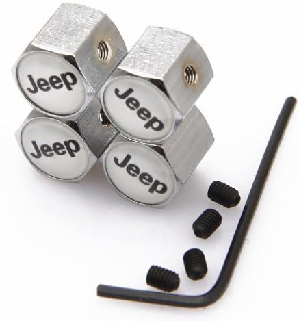 XSFQSM Anti-theft Metal Car Wheel Tyre Tire Stem Air Valve Cap For Jeep