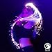 Electrik Unicorn Sparkle Whip - LED Fiber Optic Whip [ 6 Ft 360° Orbit ] Super Bright Light Up Rave Toy | EDM Pixel Flow Lace Dance Festival