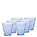 Duralex 1026BB06/6 Made in France Picardie Marine Glass Tumbler Drinking Glasses, 7.75 ounce - Set of 6, Marine Blue