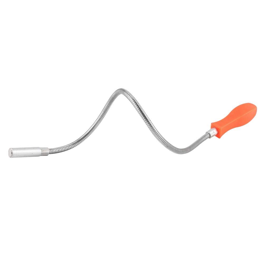 Aramox 570mm Magnetic Rod,Aluminum Alloy Magnetic Bending Picker Rod Screws Pickups Auto Repair Tool