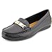 Coach Women's Olive Black Pebble Grain Leather Loafer 7