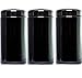 ultravioLeaf 500 ml (17 fl oz) 3-Pack Premium Coffee & Herb Storage Container | Airtight Smell Proof Black Ultraviolet Glass Screw Top Jar Canister | Best for Coffee, Tea, Herbs, Spices, Dried Goods