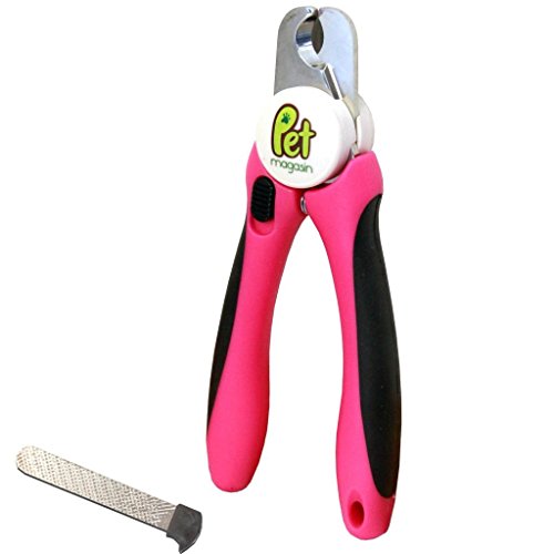 Pet Magasin Dog Nail Clippers - Professional-Quality with Stainless Steel Blades for Medium to Large Dogs