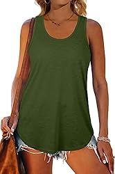 XIEERDUO Racerback Tanks for Women Graphic Loose