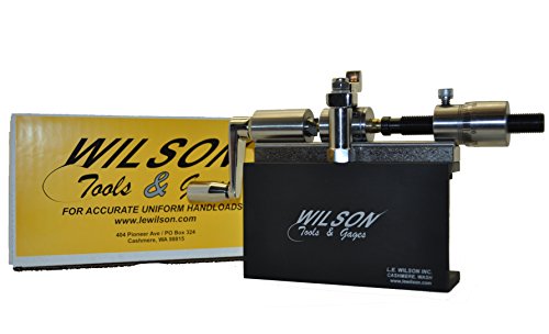 L.E. Wilson CT-SSKIT Case Trimmer Kit Stainless Steel with Micro Adjustment, Stand & Clamp Included, Stainless Steel/Black Oxide/Electro Plated (Best Gunsmith In Ct)