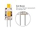 G4 LED Bulb 1.2W KLGlamp Bi-Pin LED COB Light Bulbs (12W Halogen Equivalent) 120LM 2700K Warm White AC/DC 12V 360° Beam Angle, Pack of 10